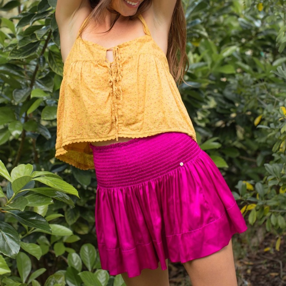 Natural life smocked shorts